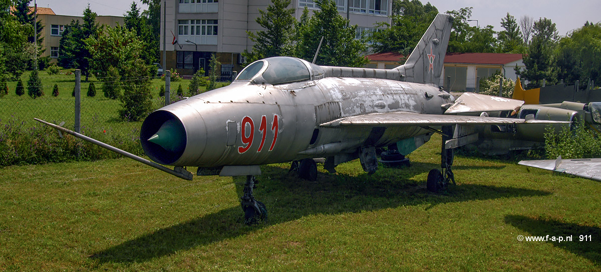 Mikoyan-Gurevich MiG-21F-13    911    c/n- 741911    Szolnok Air Base (LHSN) , Hungary 09-06-2004   