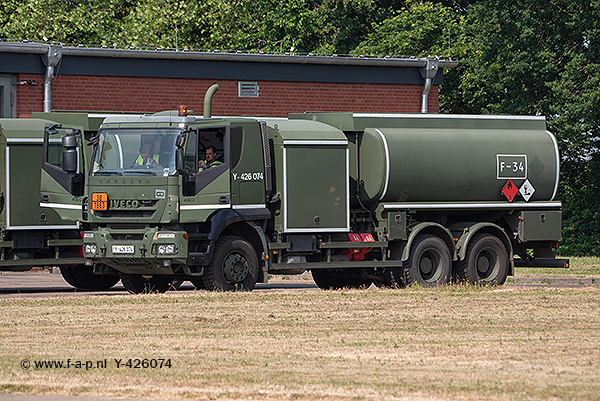 Iveco Trakker 450 EEV 6X6 with F 34 Jet Fuel  TheY-426074 Iveco 460 Trakker  Y-426074   Heer B�ckeburg 17-06-2023