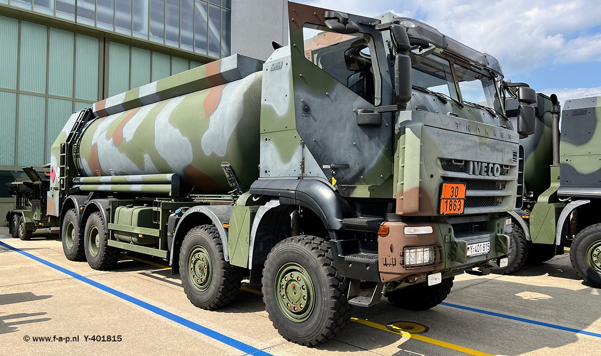 Iveco  8x8 FSA tankwagen op Iveco Trakker chassis  Y-401815 of the Bundeswehr   Fa�berg 08-06-2024
