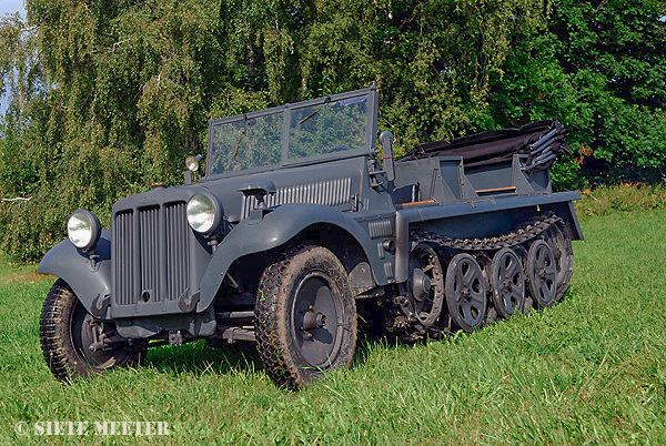 (Sd. Kfz. 10) Type D7 (DEMAG)  German Army Wehrmacht Sd.Kfz 10 Semitrack  Chihelna  Kraliky  20-08-2012. 